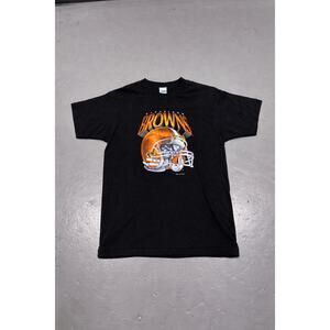 Vintage 90s Cleveland Browns Salem Sportswear T-Shirt Size M Single Stitch NFL